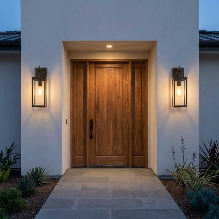 Rox One Light Lantern in Antique Bronze Generation Lighting Canada