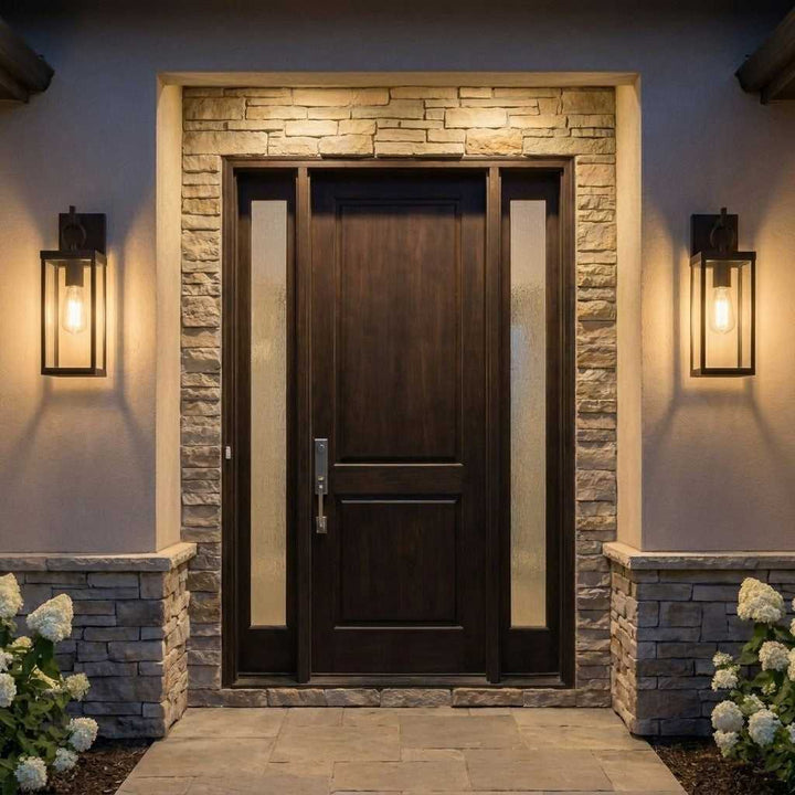 Rox One Light Lantern in Antique Bronze Generation Lighting Canada