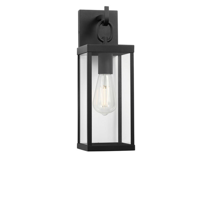 Rox One Light Lantern in Textured Black Generation Lighting Canada