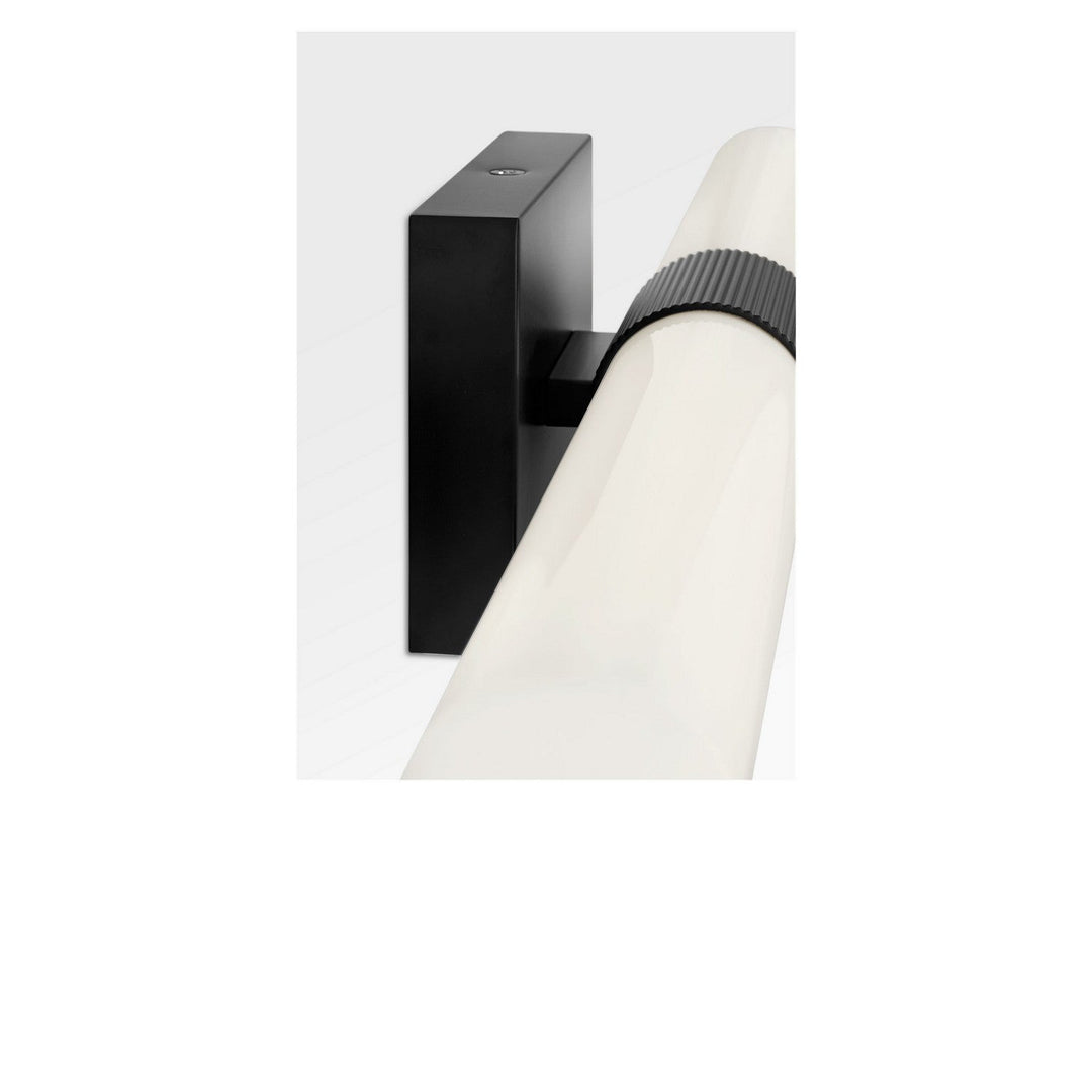 Sarco LED Vanity in Midnight Black Generation Lighting Canada