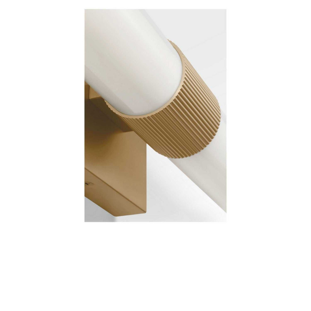 Sarco LED Vanity in Satin Brass Generation Lighting Canada