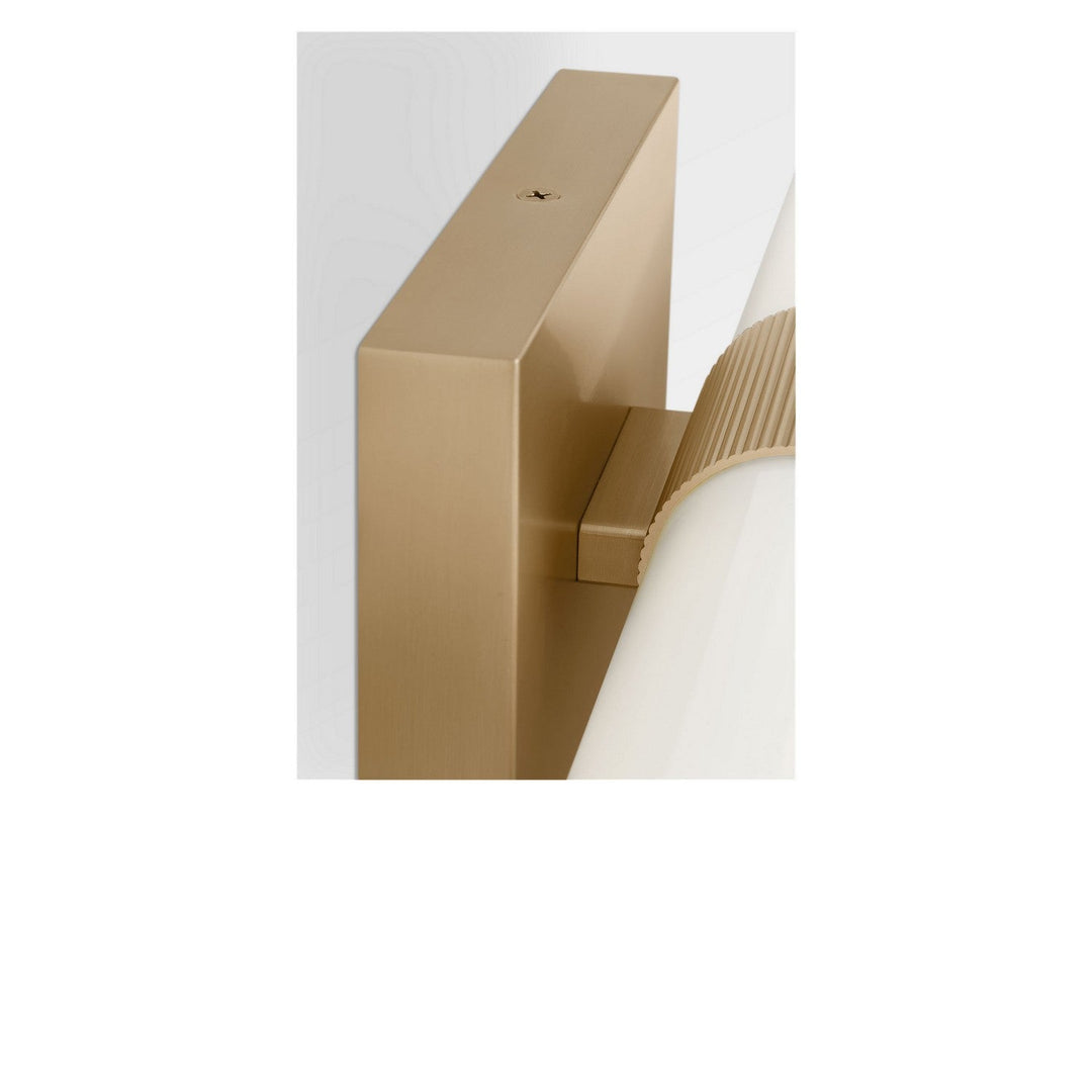 Sarco LED Vanity in Satin Brass Generation Lighting Canada
