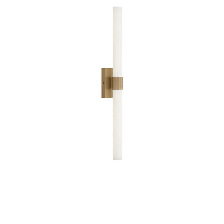 Sarco LED Vanity in Satin Brass Generation Lighting Canada