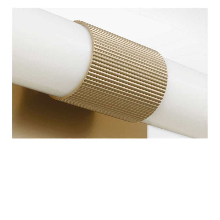 Sarco LED Vanity in Satin Brass Generation Lighting Canada