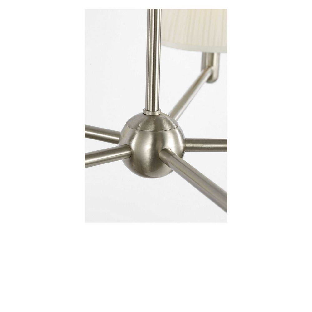 Vilera Five Light Chandelier in Brushed Nickel Generation Lighting Canada