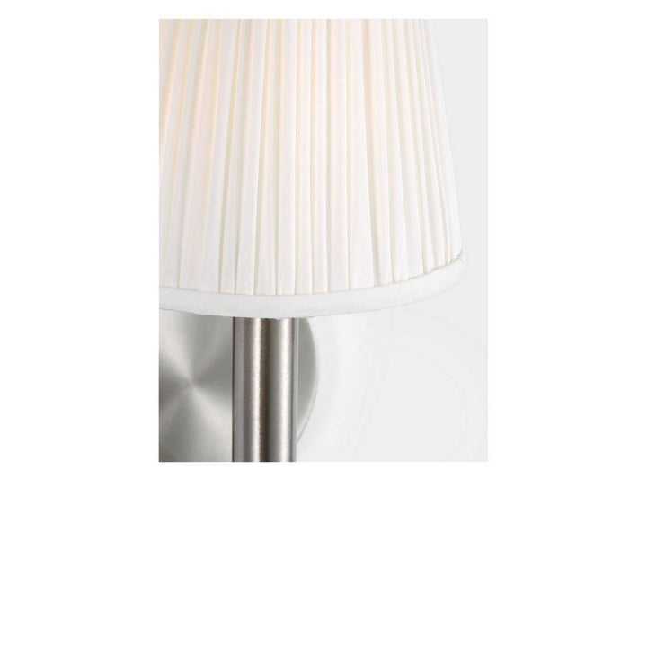 Vilera One Light Wall Sconce in Brushed Nickel Generation Lighting Canada