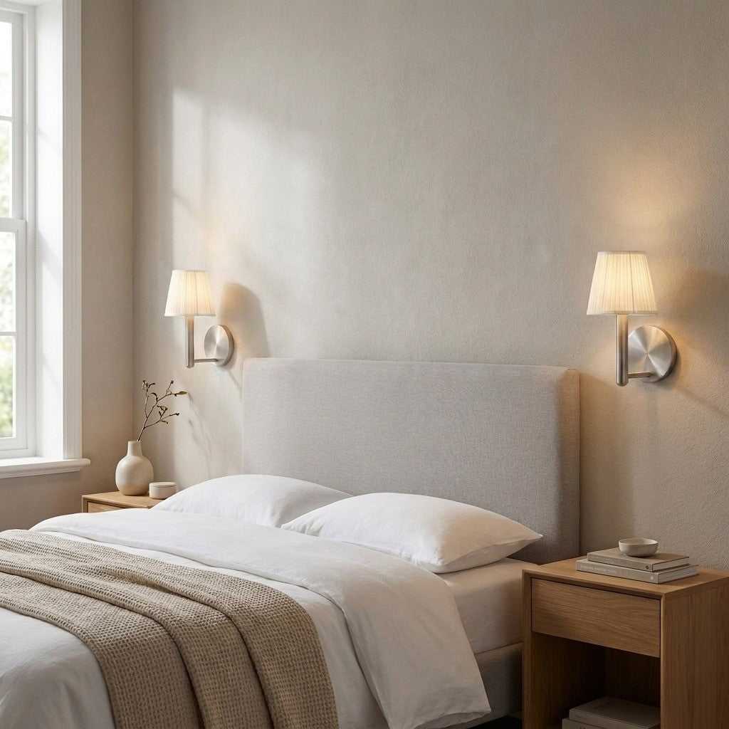 Vilera One Light Wall Sconce in Brushed Nickel Generation Lighting Canada