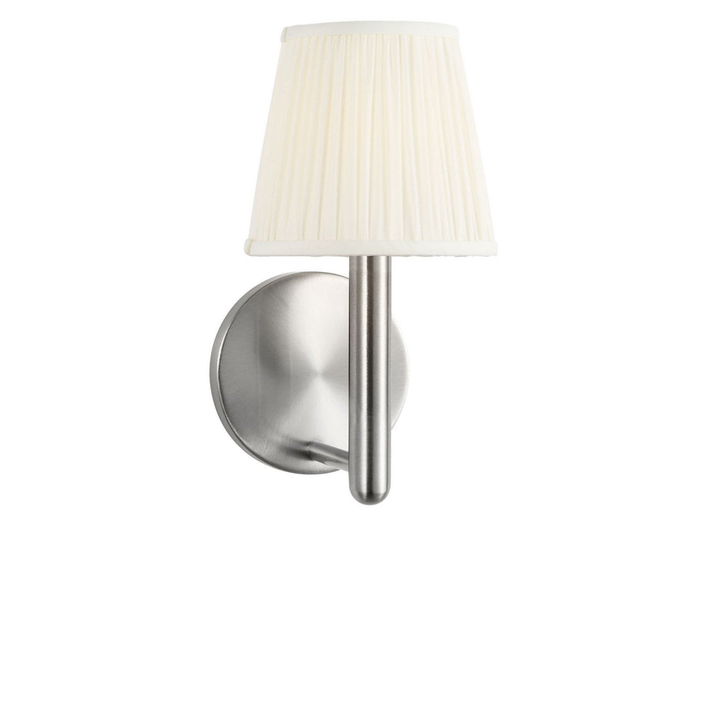 Vilera One Light Wall Sconce in Brushed Nickel Generation Lighting Canada