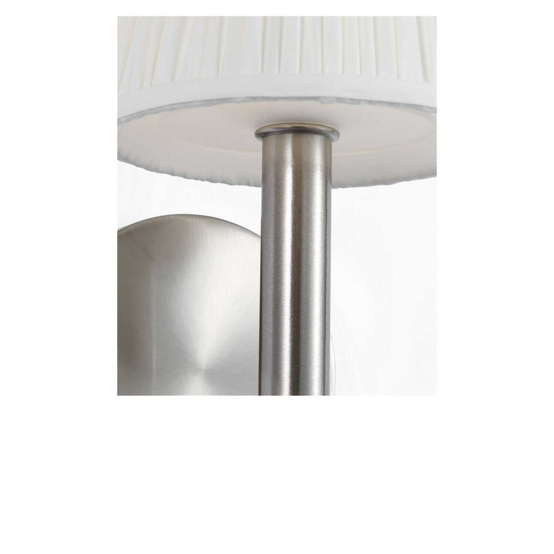 Vilera One Light Wall Sconce in Brushed Nickel Generation Lighting Canada