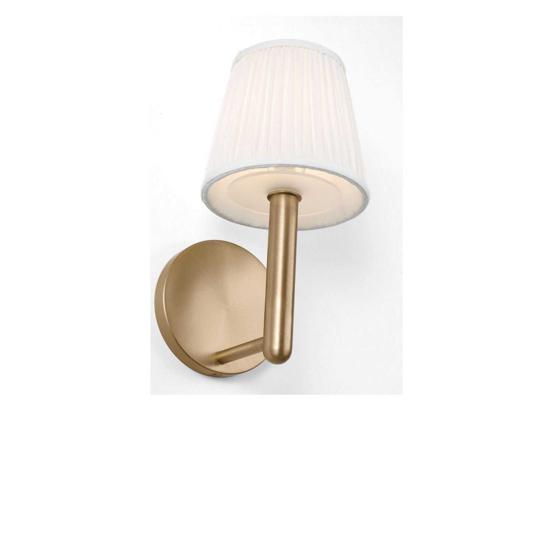 Vilera One Light Wall Sconce in Satin Brass Generation Lighting Canada