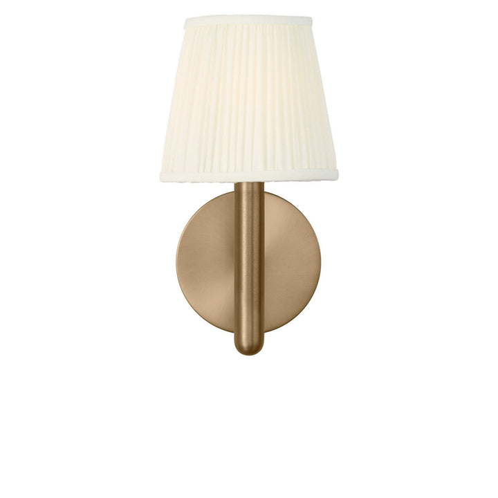 Vilera One Light Wall Sconce in Satin Brass Generation Lighting Canada