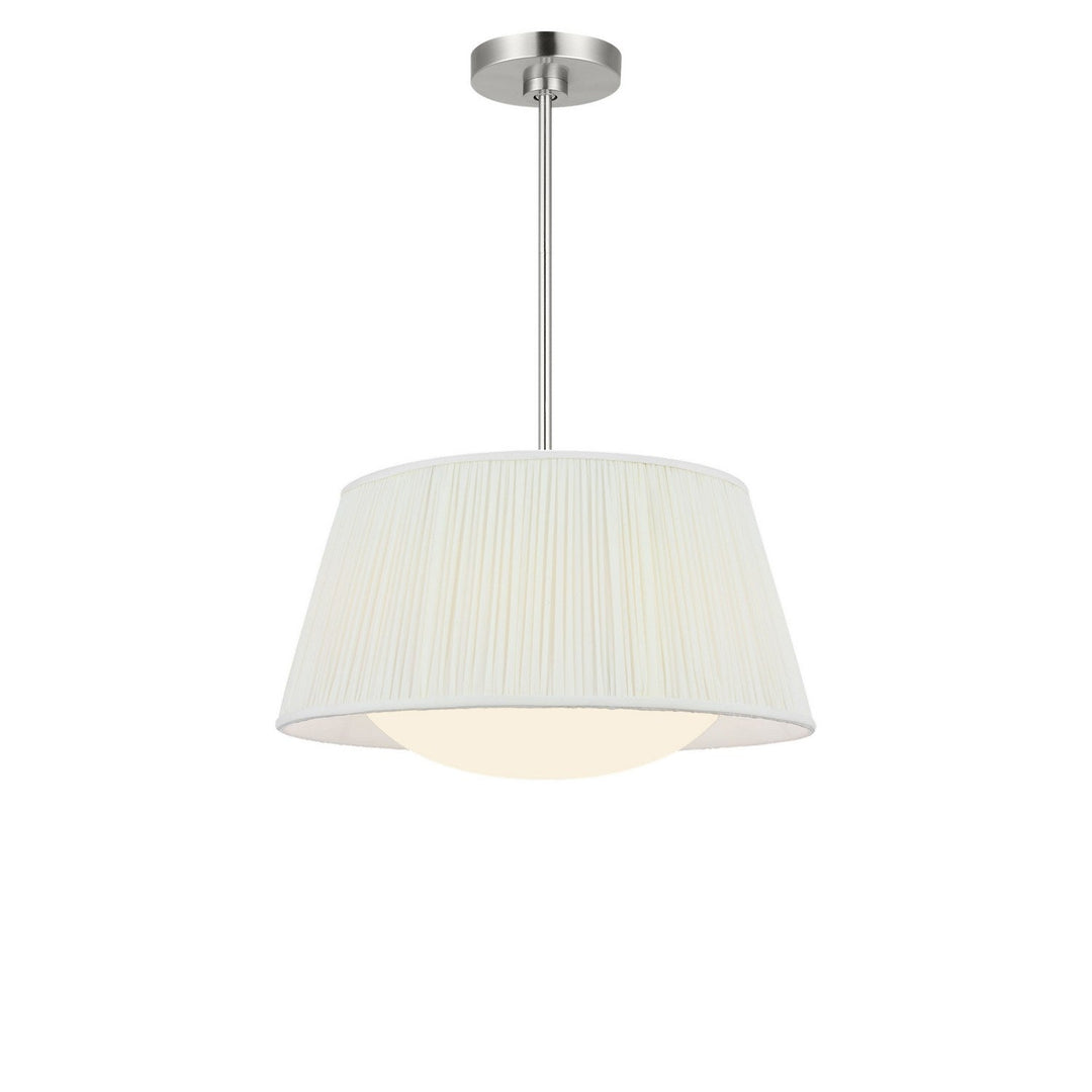 Vilera Three Light Pendant in Brushed Nickel Generation Lighting Canada