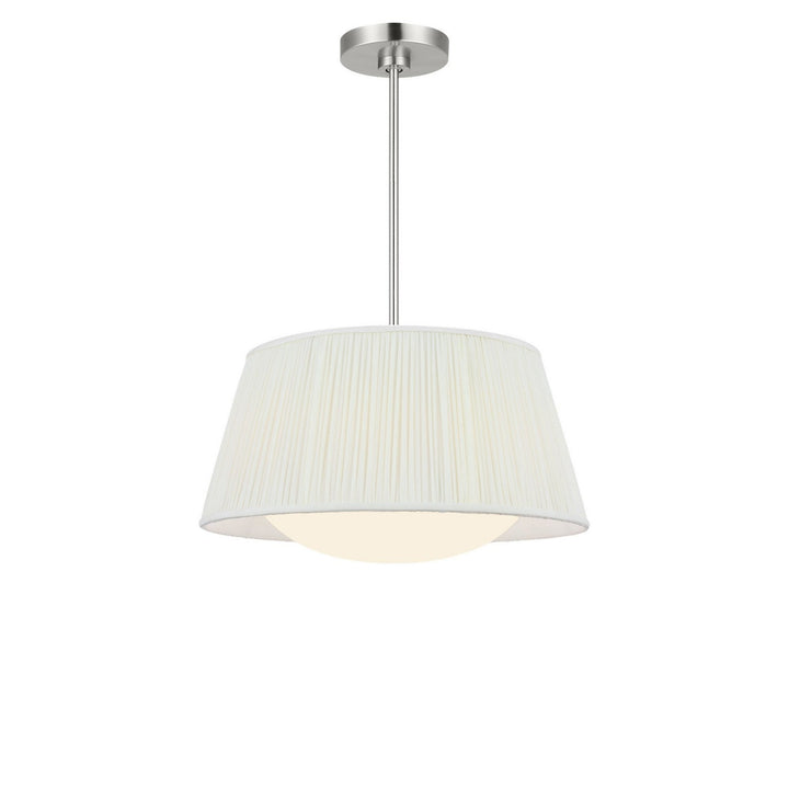 Vilera Three Light Pendant in Brushed Nickel Generation Lighting Canada