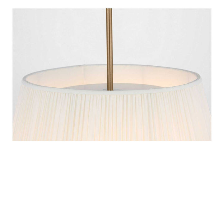 Vilera Three Light Pendant in Satin Brass Generation Lighting Canada