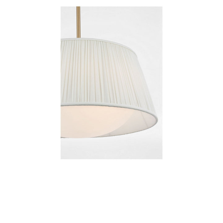 Vilera Three Light Pendant in Satin Brass Generation Lighting Canada