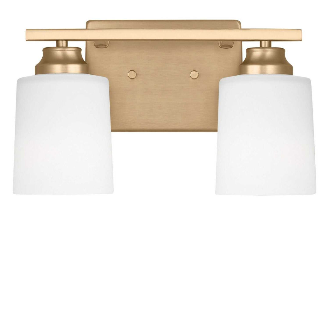 Vinton Two Light Bath in Satin Brass Generation Lighting Canada