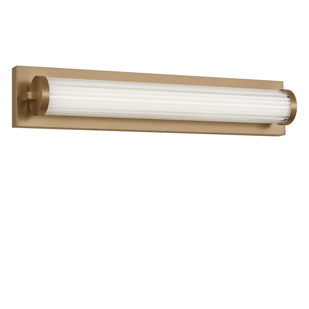 Weston LED Vanity in Satin Brass Generation Lighting Canada