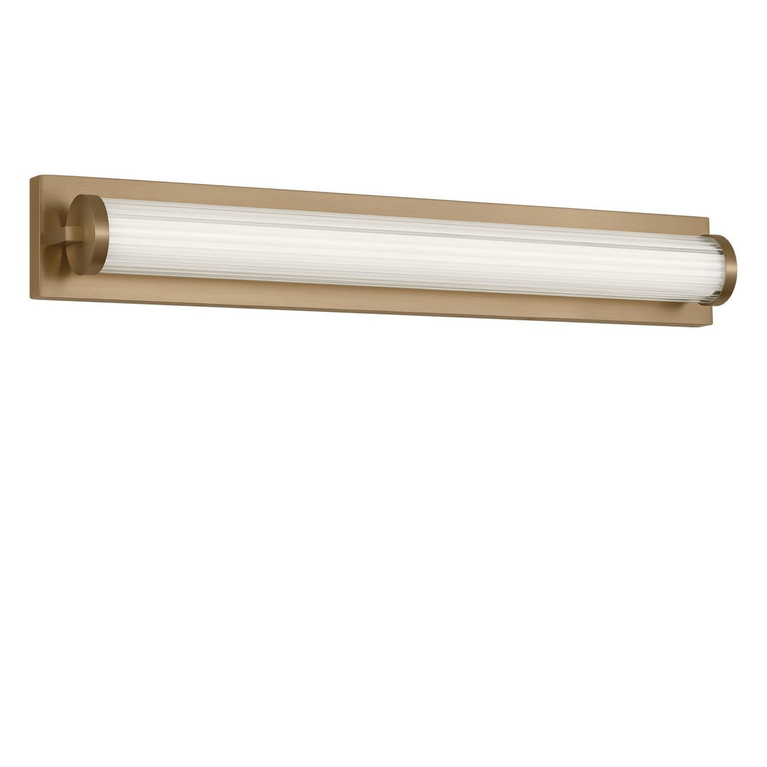 Weston LED Vanity in Satin Brass Generation Lighting Canada