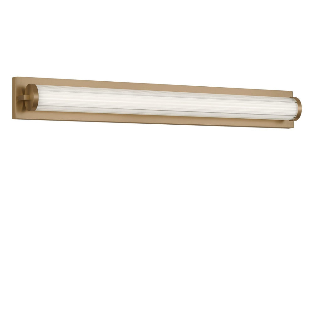 Weston LED Vanity in Satin Brass Generation Lighting Canada