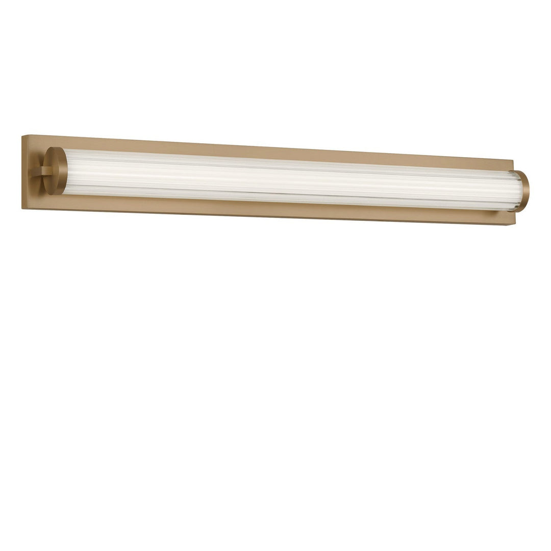 Weston LED Vanity in Satin Brass Generation Lighting Canada