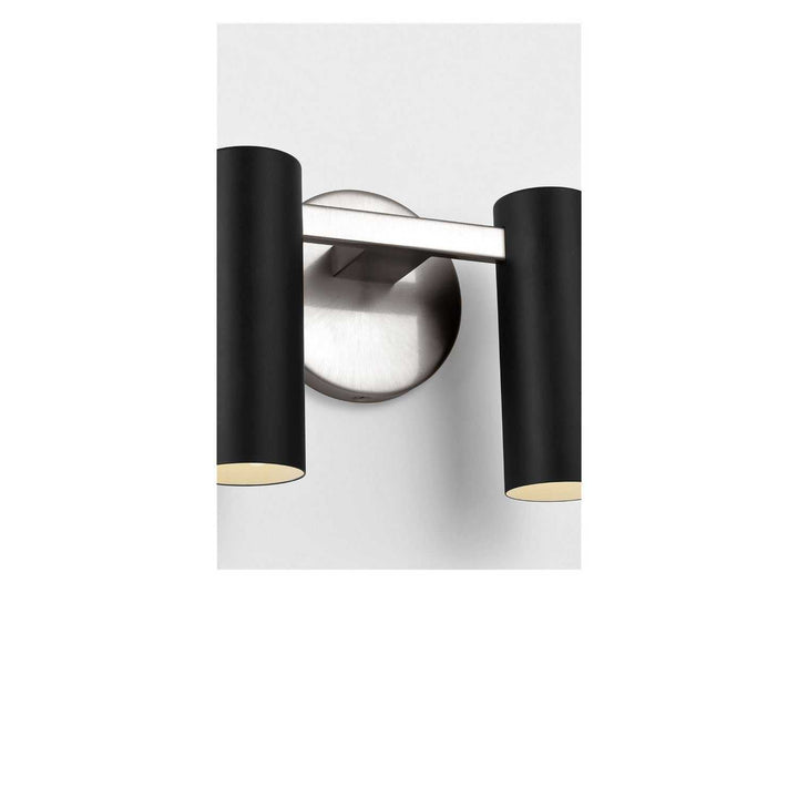 Zentro Four Light Vanity in Brushed Nickel Generation Lighting Canada