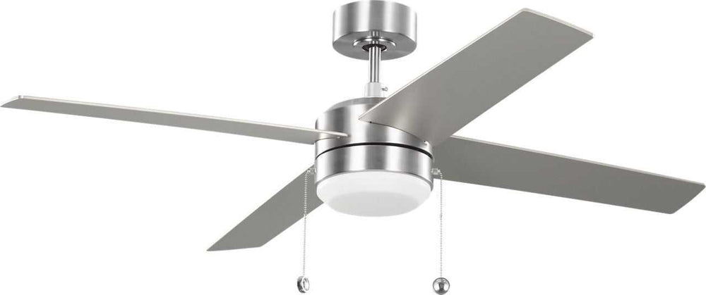 Loni 52" Ceiling Fan in Brushed Steel Generation Lighting Canada