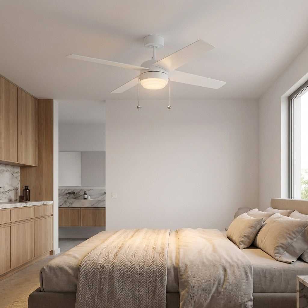 Loni 52" Ceiling Fan in Matte White Generation Lighting Canada