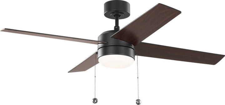 Loni 52" Ceiling Fan in Midnight Black Generation Lighting Canada