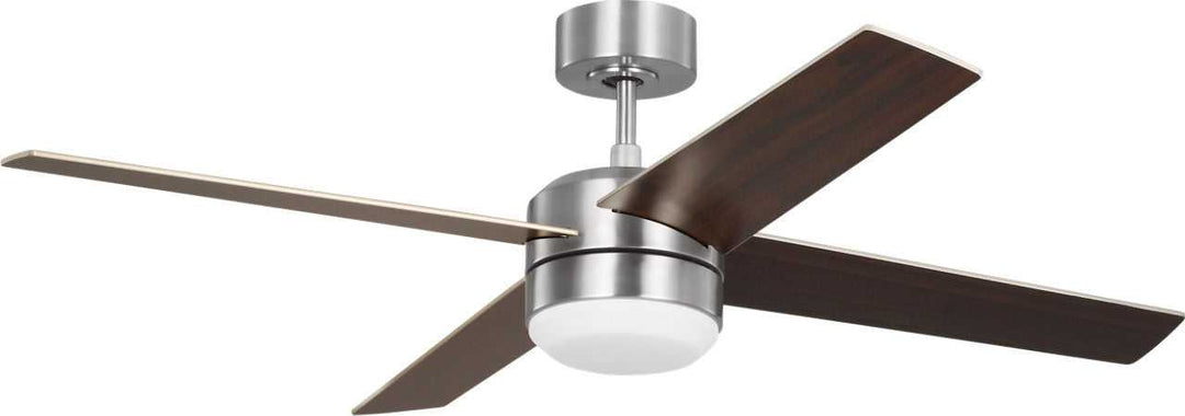 Loni 52" Ceiling Fan in Brushed Steel Generation Lighting Canada