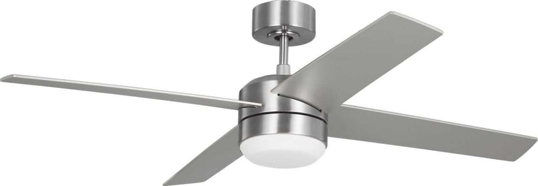 Loni 52" Ceiling Fan in Brushed Steel Generation Lighting Canada