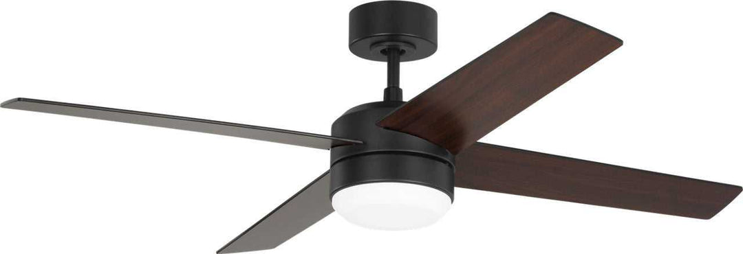 Loni 52" Ceiling Fan in Midnight Black Generation Lighting Canada