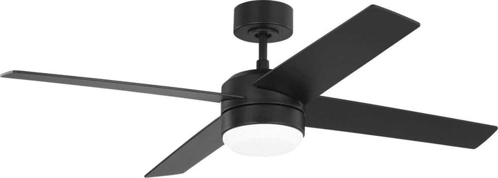 Loni 52" Ceiling Fan in Midnight Black Generation Lighting Canada
