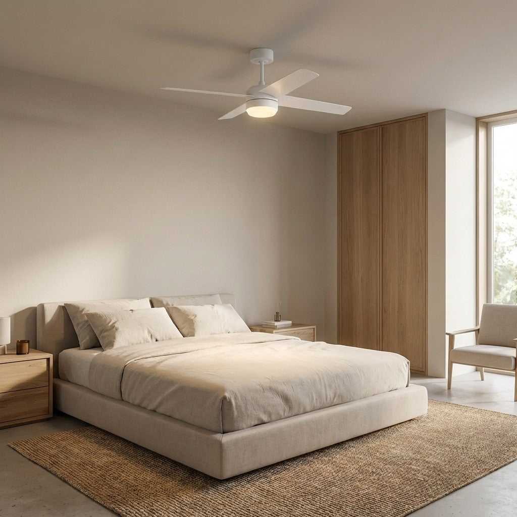 Loni 52" Ceiling Fan in Matte White Generation Lighting Canada