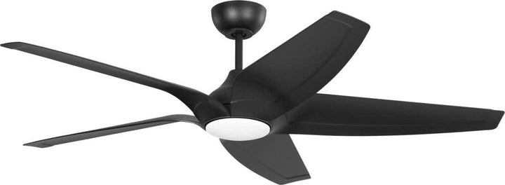 Dellwood 56" Ceiling Fan in Midnight Black Generation Lighting Canada