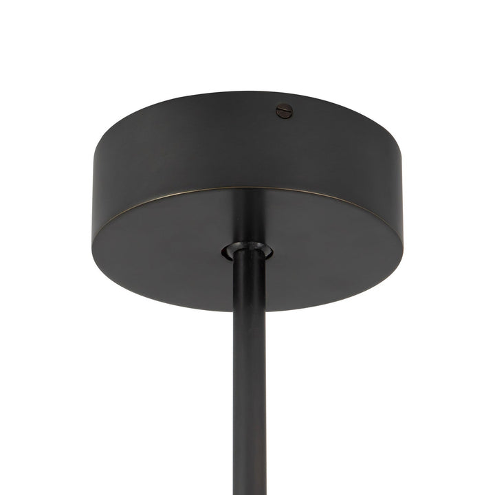 Dahlia LED Chandelier in Urban Bronze/Alabaster Alora Canada