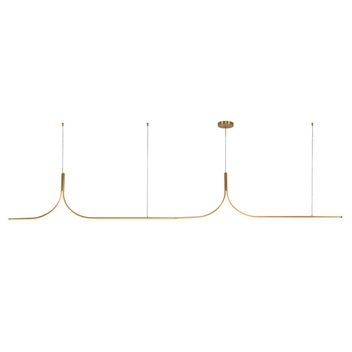 Kuzco Canada - LP17910-BG-UNV-010 - LED Linear Pendant - Thread - Brushed Gold