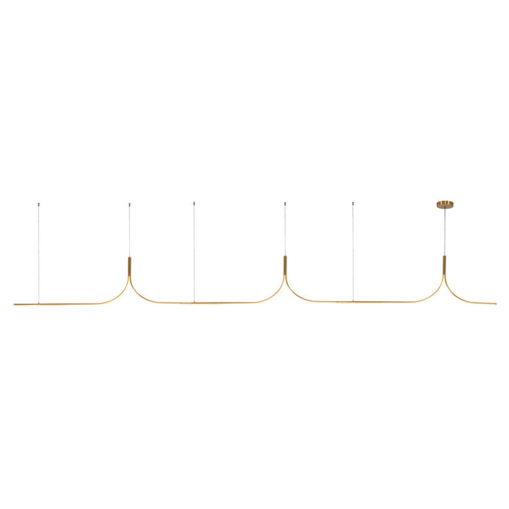 Kuzco Canada - LP17915-BG-UNV-010 - LED Linear Pendant - Thread - Brushed Gold