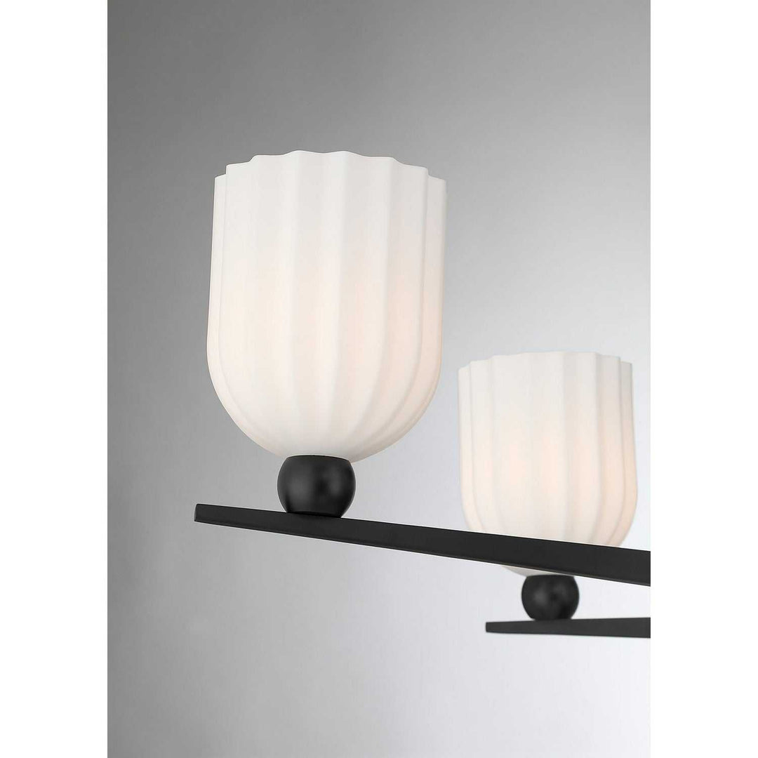 Savoy House - 1-1125-6-89 - Six Light Chandelier - Collier - Matte Black