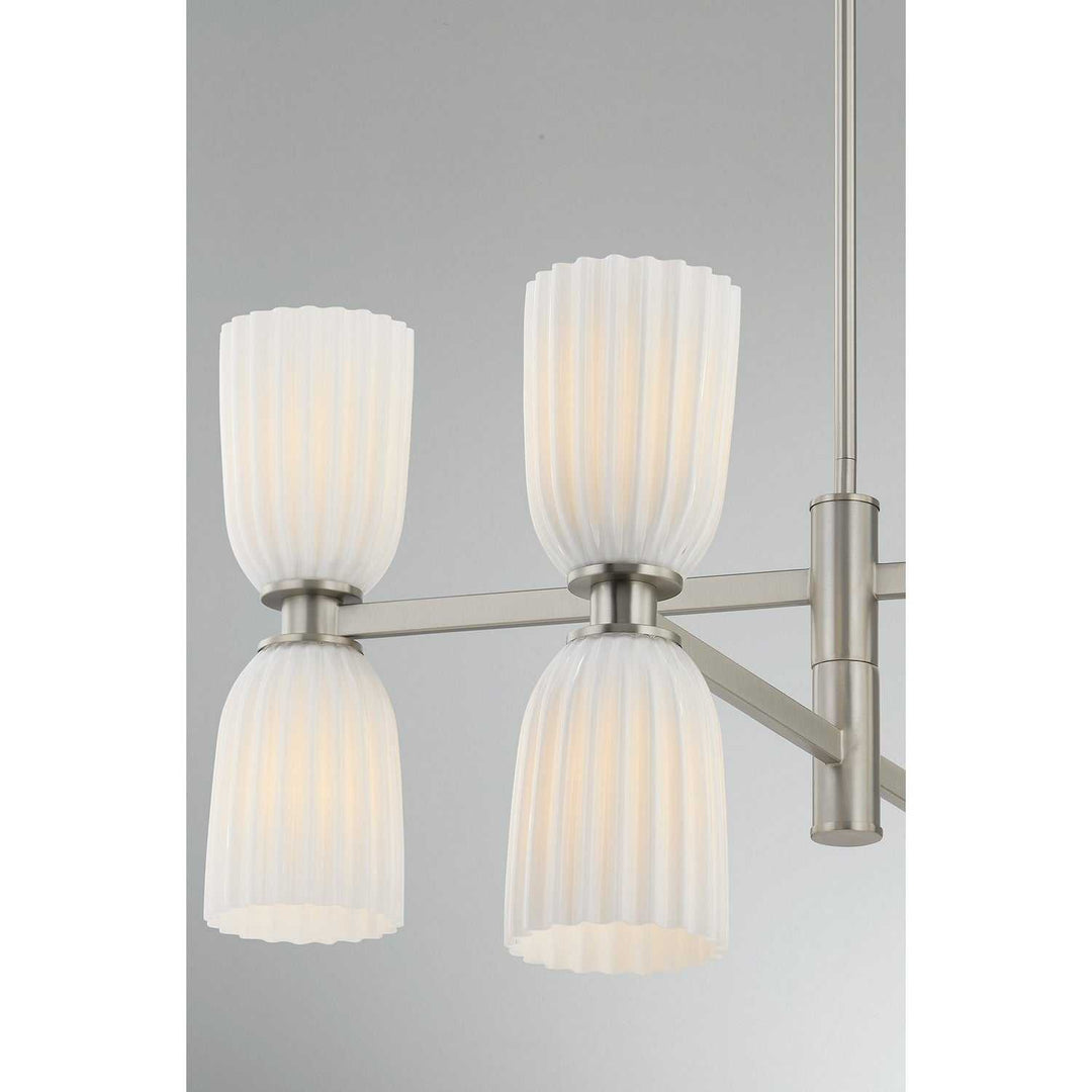 Savoy House - 1-1248-8-SN - Eight Light Chandelier - Baldwin - Satin Nickel