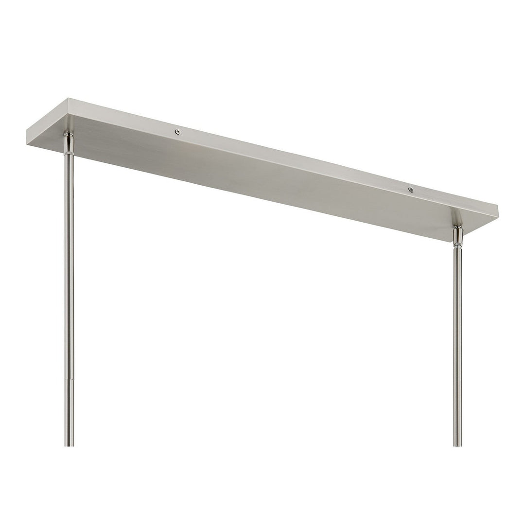 Savoy House - 1-1249-8-SN - Eight Light Linear Chandelier - Baldwin - Satin Nickel