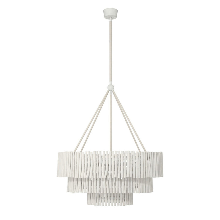 Savoy House - 1-1456-9-340 - Nine Light Chandelier - Phong - Blanco