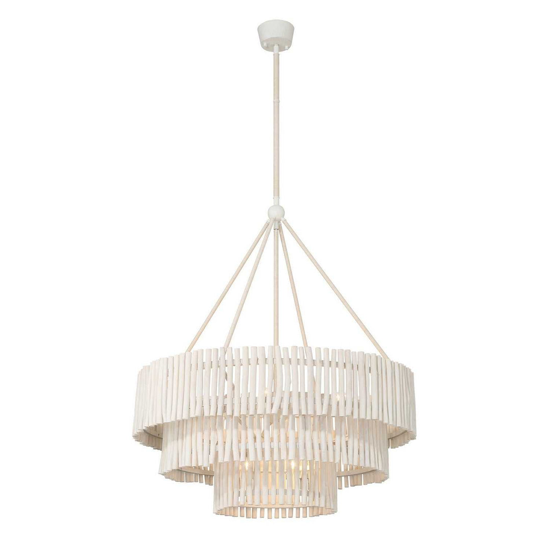 Savoy House - 1-1456-9-340 - Nine Light Chandelier - Phong - Blanco