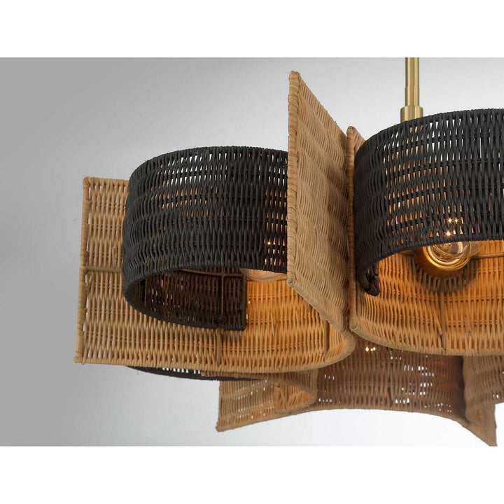 Savoy House - 1-1466-6-322 - Six Light Chandelier - Espacio - Warm Brass