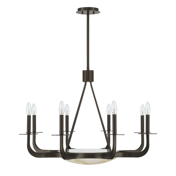 Savoy House - 1-1487-9-15 - Nine Light Chandelier - Salford - Mediterranean Bronze