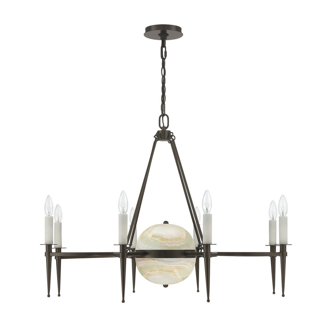 Savoy House - 1-1488-10-15 - Ten Light Chandelier - Sanger - Mediterranean Bronze