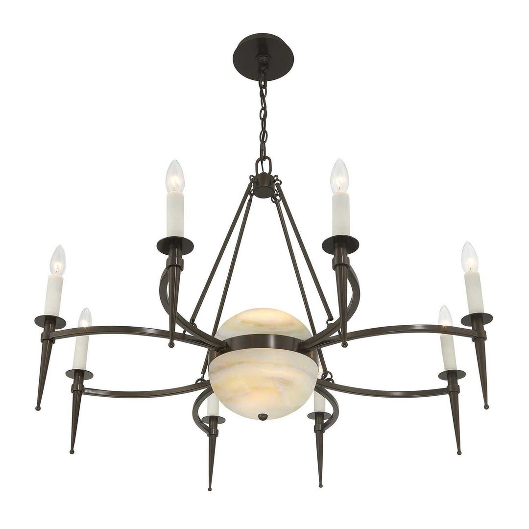Savoy House - 1-1488-10-15 - Ten Light Chandelier - Sanger - Mediterranean Bronze