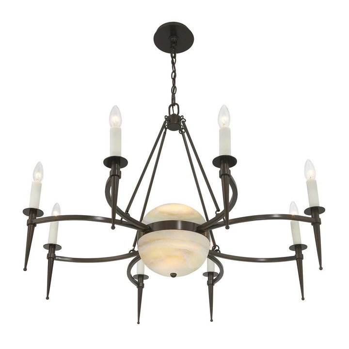 Savoy House - 1-1488-10-15 - Ten Light Chandelier - Sanger - Mediterranean Bronze