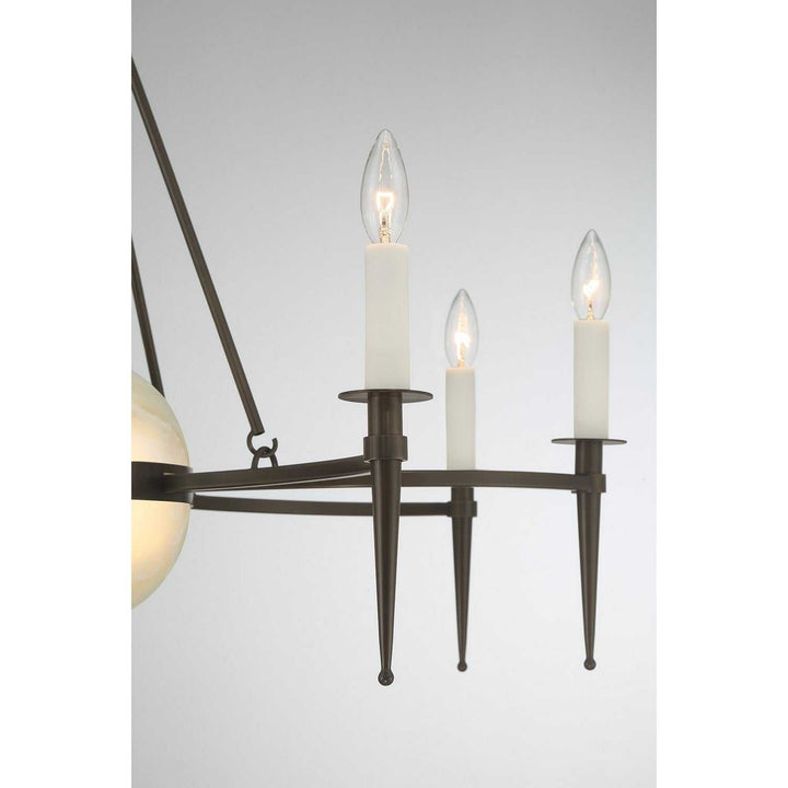 Savoy House - 1-1488-10-15 - Ten Light Chandelier - Sanger - Mediterranean Bronze