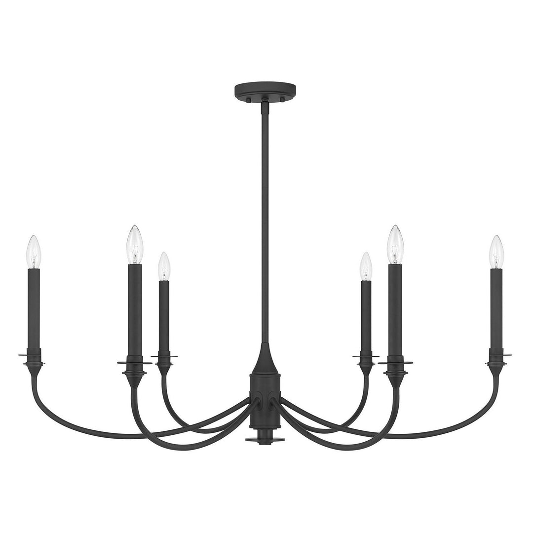 Savoy House - 1-1500-6-89 - Six Light Chandelier - Coventry - Matte Black