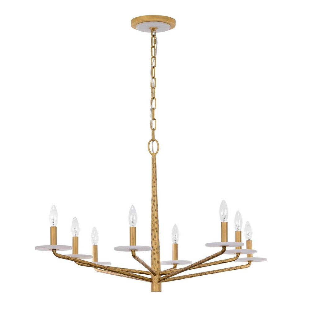 Savoy House - 1-1965-8-60 - Eight Light Chandelier - Judi - Distressed Gold